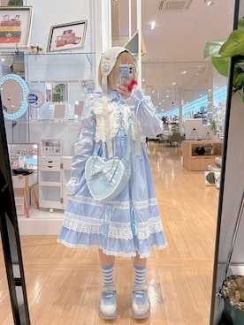 「Candy Stripper（キャンディストリッパー）のアイテム」を使った、ぽんさん（レディース・149cm）の冬コーディネート