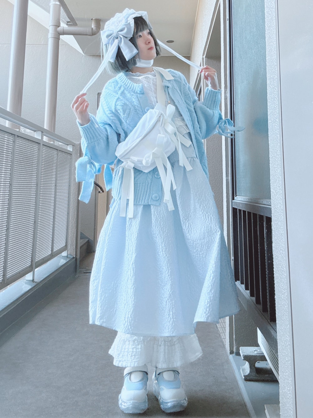 ⭐︎ほぼ未使用！キャンディストリッパーFANCY RIBBON WAIST BAG Candy Stripper（キャンディストリッパー）の「FANCY RIBBON