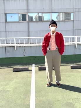 「McGREGOR（マックレガー）のアイテム」を使った、せいsanさん（メンズ・177cm）の春コーディネート