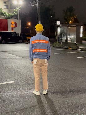 「URBAN RESEARCH（アーバンリサーチ）のアイテム（チノパンツ）」を使った、せいsanさん（メンズ・177cm）の夏コーディネート