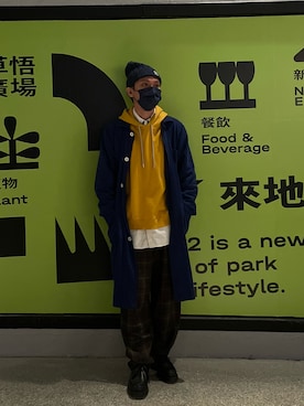 「plain-me（プレインミー）のアイテム（トップス）」を使った、caperさん（メンズ・165cm）の春コーディネート