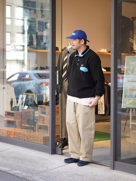 「アイテム（帽子）」を使った、matsu_no_motoさん（メンズ・176cm・40代）の秋コーディネート