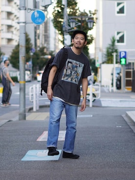 「Velva Sheen（ベルバシーン）のアイテム」を使った、matsu_no_motoさん（メンズ・176cm）の秋コーディネート