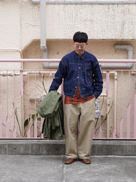 「PATRICK（パトリック）のアイテム」を使った、labo_matsuさん（メンズ・176cm）の春コーディネート