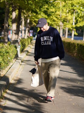 「Velva Sheen（ベルバシーン）のアイテム」を使った、matsu_no_motoさん（メンズ・176cm）の秋コーディネート