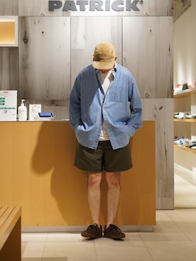 「アイテム（帽子）」を使った、matsu_no_motoさん（メンズ・176cm・40代）の秋コーディネート