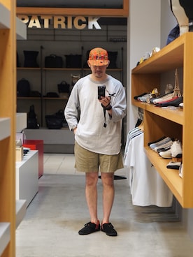 「PATRICK（パトリック）のアイテム」を使った、labo_matsuさん（メンズ・176cm）の夏コーディネート