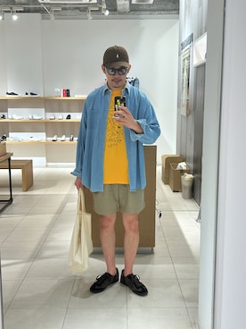 「POLO RALPH LAUREN（ポロ ラルフ ローレン）のアイテム（キャップ）」を使った、matsu_no_motoさん（メンズ・176cm）の夏コーディネート