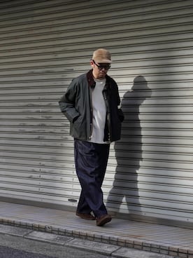 「アイテム（帽子）」を使った、matsu_no_motoさん（メンズ・176cm・40代）の秋コーディネート