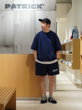「ハーフパンツ」｜matsu_no_motoさん（メンズ・176cm・40代）の秋コーディネート