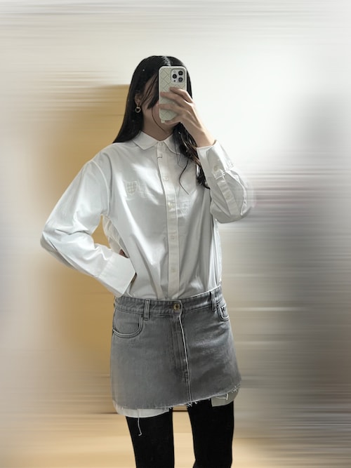 miu miu デニムノースリーブジャンバースカート miu miu デニムノースリーブジャンバースカート Miu Miu デニム ミニ