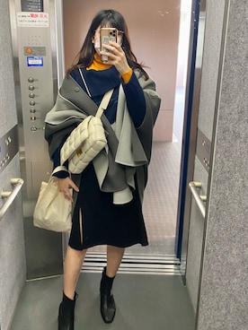 「ADORE（アドーア）のアイテム」を使った、120303rさん（レディース・168cm）の冬コーディネート