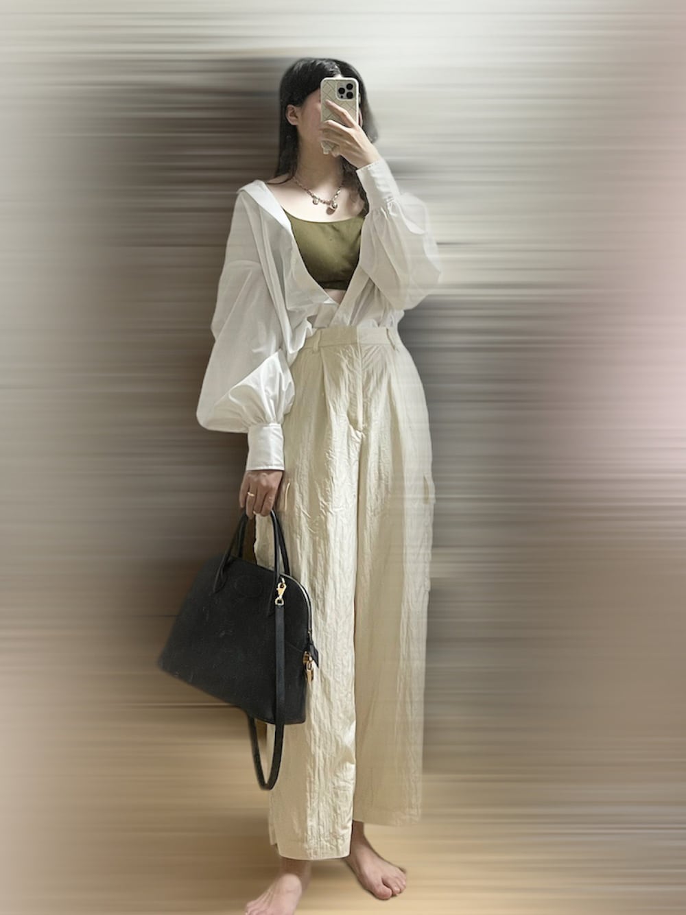 新品　FRAMeWORK ナイロンカーゴパンツ　フレームワーク FRAMeWORK（フレームワーク）の「ナイロンカーゴパンツ