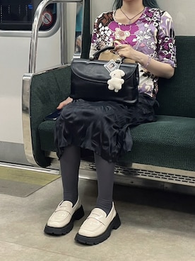 「しまむら（シマムラ）のアイテム」を使った、👽さん（レディース・160cm）の夏コーディネート