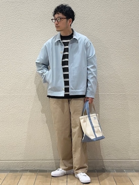 「SHIPS any（シップス エニィ）のアイテム（ブルゾン）」を使った、飯野さん（メンズ・170cm）の冬コーディネート