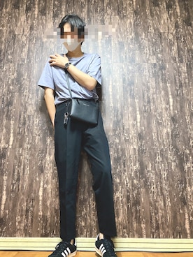 「SABLE CLUTCH（セーブルクラッチ）のアイテム」を使った、猫に小判さん（メンズ・182cm）の夏コーディネート