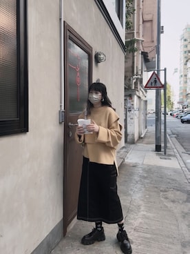 「Carhartt WIP（カーハートダブリューアイピー）のアイテム」を使った、gragraさん（レディース・160cm）の春コーディネート