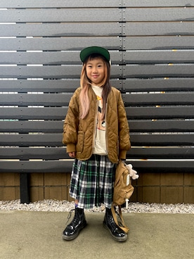 kozmamaさん（キッズ・120cm）の秋コーディネート