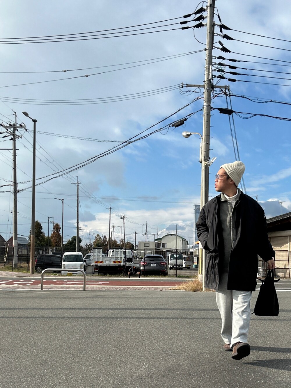 AURALEEのニットキャップ/ビーニーを使った人気ファッション