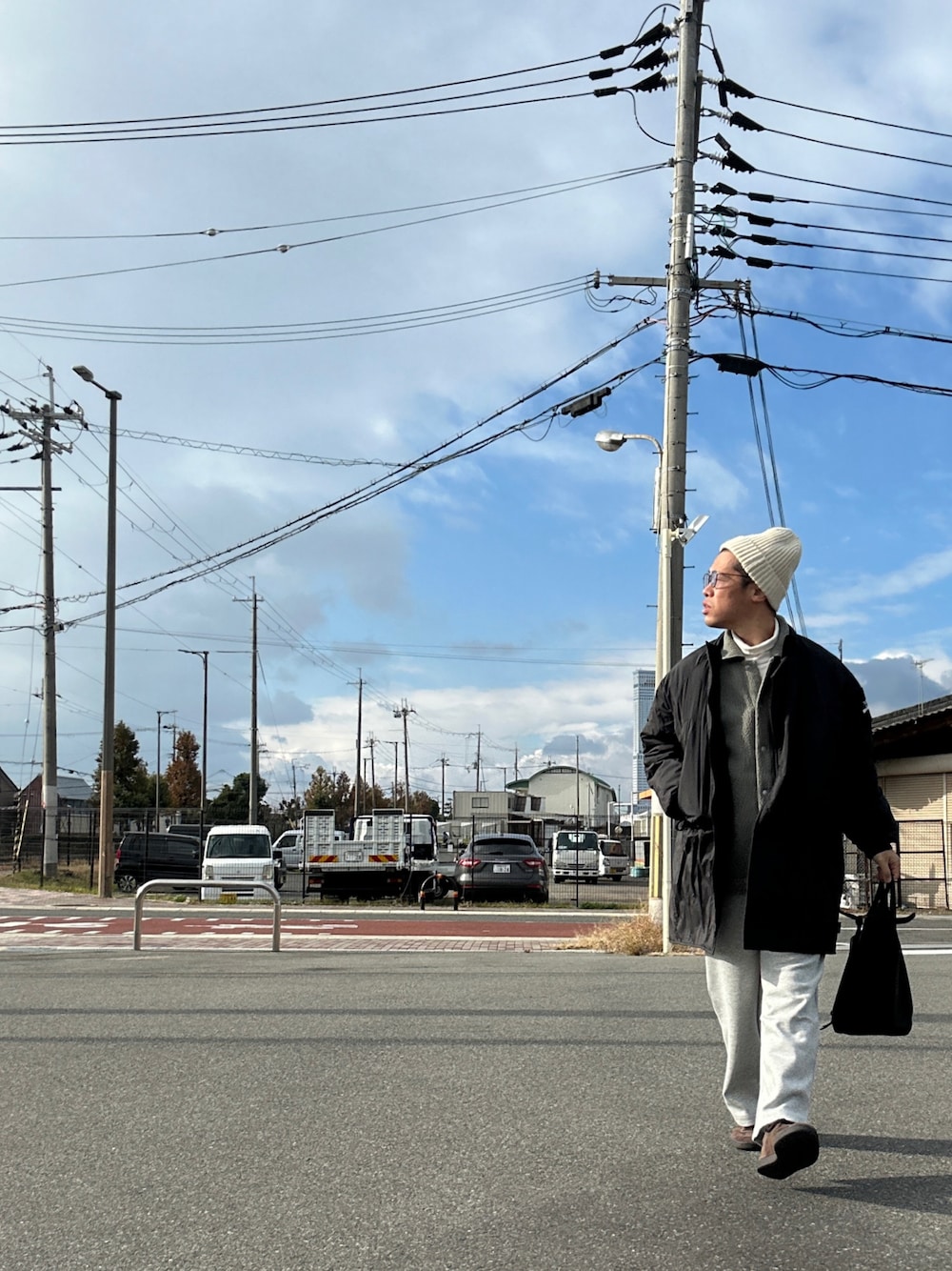 AURALEEのニットキャップ/ビーニーを使った人気ファッション