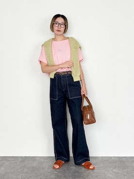 「SIPULI（シプリ）のアイテム」を使った、AYAさん（骨格ウェーブ・レディース・162cm）の夏コーディネート