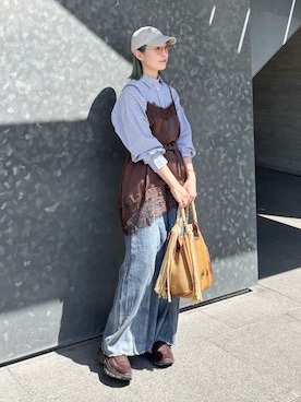 「Avail（アベイル）のアイテム（トップス）」を使った、AYAさん（レディース・162cm）の春コーディネート