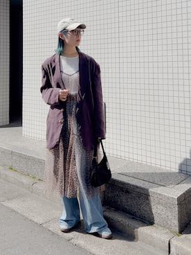 「coca（coca）（コカ）のアイテム」を使った、AYAさん（レディース・162cm）の春コーディネート