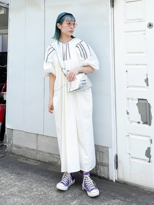 CLANE（クラネ）の「SMOCK EMBROIDERY ONE PIECE（ワンピース）」 - WEAR