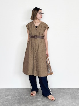 「SIPULI（シプリ）のアイテム」を使った、AYAさん（骨格ウェーブ・レディース・162cm）の夏コーディネート