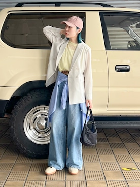 「CLANE（クラネ）のアイテム」を使った、AYAさん（レディース・162cm）の春コーディネート