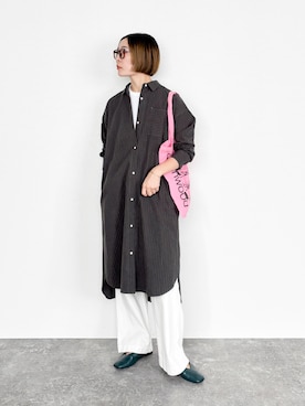 「SIPULI（シプリ）のアイテム」を使った、AYAさん（レディース・162cm）の夏コーディネート