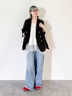 「MARNI（マルニ）のアイテム」を使った、AYAさん（レディース・162cm）の春コーディネート