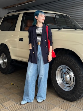 「yae（ヤエ）のアイテム」を使った、AYAさん（レディース・162cm）の春コーディネート