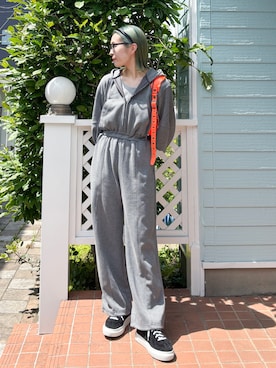 「BALENCIAGA（バレンシアガ）のアイテム」を使った、AYAさん（レディース・162cm）の春コーディネート