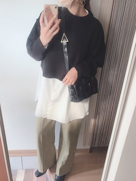 「リエディ」｜「アイテム（アクセサリー）」を使った、Kiiさん（レディース・162cm）の秋コーディネート