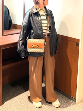 「GUCCI（グッチ）のアイテム（バッグ）」を使った、Kiiさん（レディース・162cm）の春コーディネート