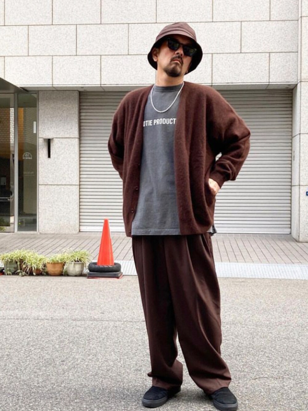 COOTIE PRODUCTIONSのカーディガン/ボレロ（ブラウン系）を使った人気