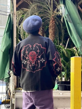 「アイテム（ハンチング/ベレー帽）」を使った、tinyworldさん（メンズ・172cm）の春コーディネート