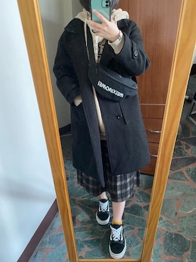 「VANS（バンズ）のアイテム（その他）」を使った、c.s.y.さん（レディース・154cm）の春コーディネート
