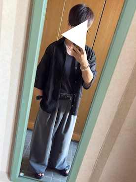 「アイテム（スラックス）」を使った、たくやさん（メンズ・166cm・30代）の秋コーディネート