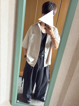 「アイテム（サンダル）」を使った、たくやさん（メンズ・166cm・30代）の秋コーディネート