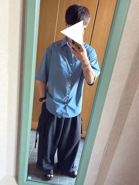 「GU」｜たくやさん（メンズ・166cm・30代）の秋コーディネート