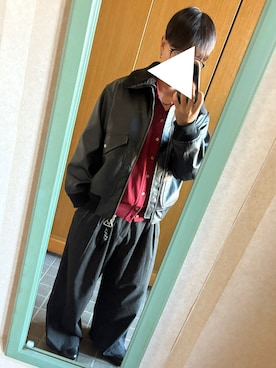 「アイテム（タンクトップ）」を使った、たくやさん（メンズ・166cm）の冬コーディネート