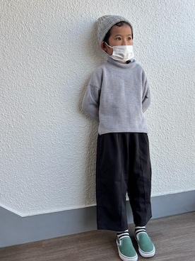 「アイテム（ソックス/靴下）」を使った、P×Kさん（キッズ・110cm）の秋コーディネート