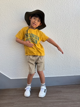 「quoti use fith（クゥオティ　ユース　フィス）のアイテム」を使った、P×Kさん（キッズ・110cm）の夏コーディネート