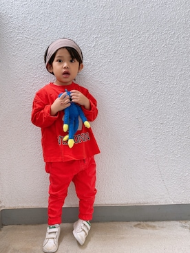 P×Kさん（キッズ・90cm）の秋コーディネート