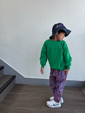 「devirock（デビロック）のアイテム」を使った、P×Kさん（キッズ・122cm）の春コーディネート