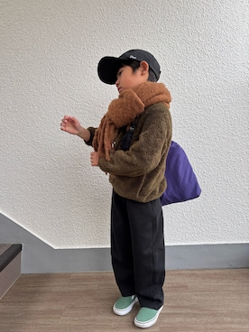 「アイテム（シューズ）」を使った、P×Kさん（キッズ・110cm）の冬コーディネート