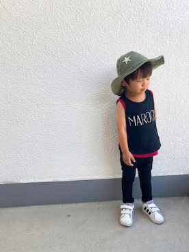 P×Kさん（キッズ・80cm）の夏コーディネート