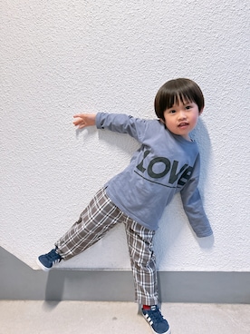 P×Kさん（キッズ・90cm）の春コーディネート